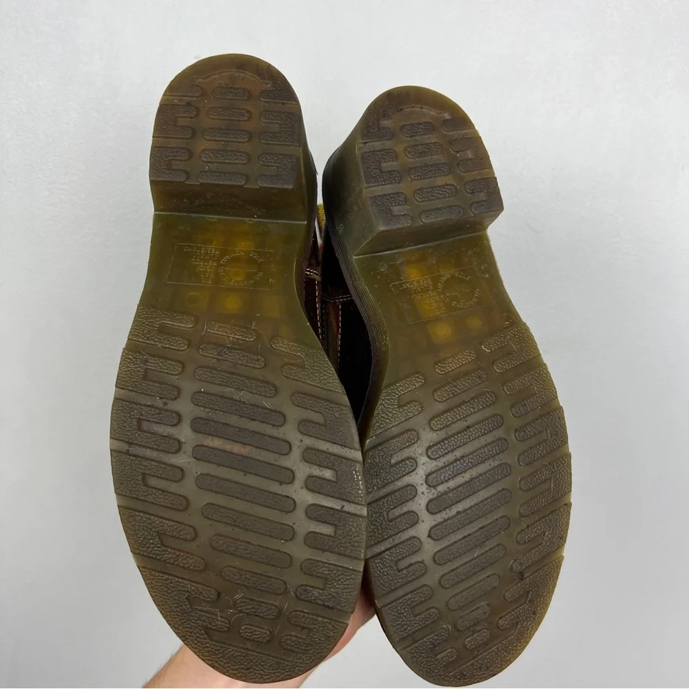 Dr Martens x Pendleton RARE Wool Tapestry Panel Leather Boots - Picture 2 of 9